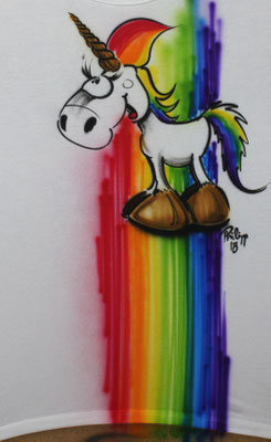 Regenbogen Einhorn