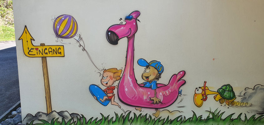 Flamingos gibts nicht nur im Dällhölzli :-)