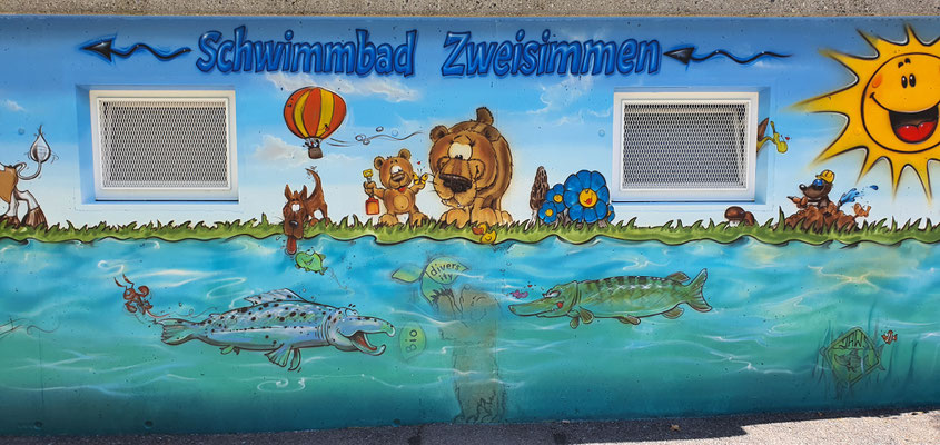 Der Krebs hat die erste Prüfung bestanden (Schwimmabzeichen 1)