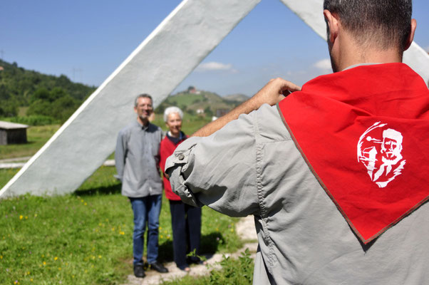 Montenegro, Pljevlja, monumento ai caduti italiani della Divisione “Garibaldi” nella lotta di liberazione nazionale - fotografia di Vittorio Ferorelli