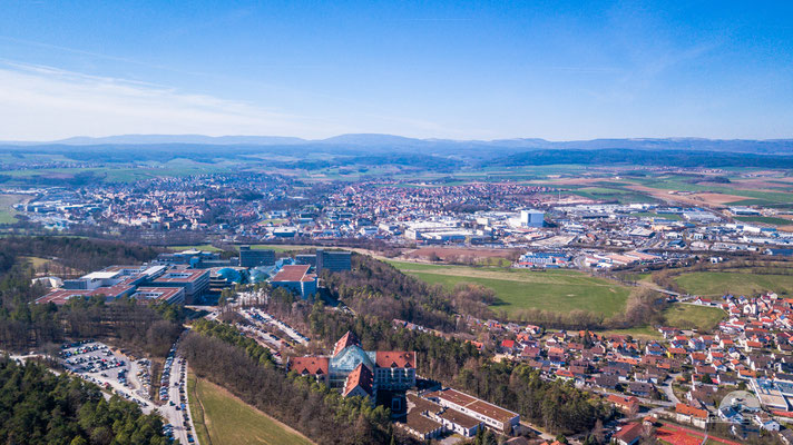 Herschfeld, Rhön Klinikum Campus und Bad Neustadt