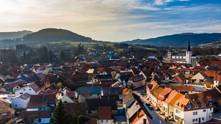 Bischofsheim im Abendlicht