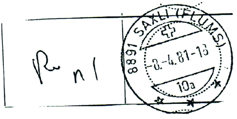 Stempel 1981