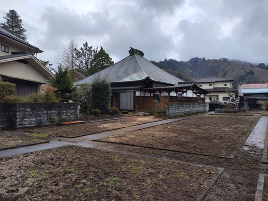 個人（お寺）の木の伐採後