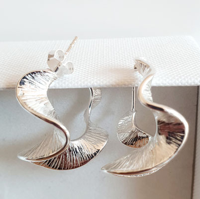 creolen-ohrstecker-hoop-25 mm-925-silber