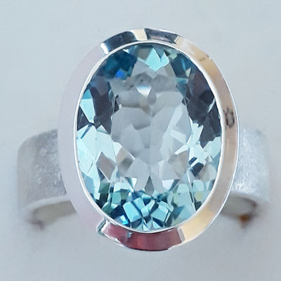 ring-blautopas-beh.-12x16mm-super stein-sterling-silber-925