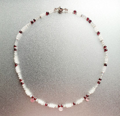 collier-granat-mondstein-bergkristall-silber-45 cm