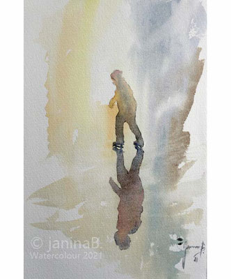 EDiM 2 my favourite sports equipment (O5) 20x30cm / Watercolour by ©janinaB