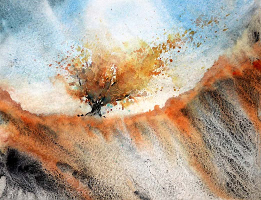 #Autumn I 2021 (O6) 18x23cm / #Watercolour by ©janinaB.