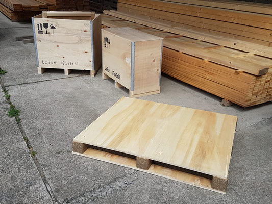 Verpackungen aus Holz nach IPPC-Standard der Zimmerei Dokter aus Wetzlar