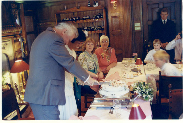Wedding reception at the Higher Trapp Hotel