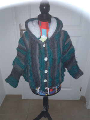 Femme : Blouson avec Capuche doublée