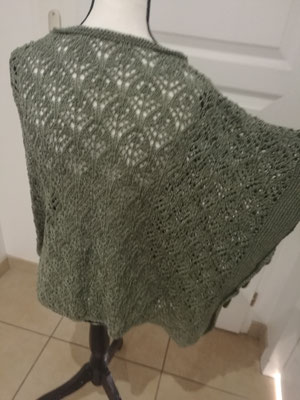 Femme - Poncho Tunique en point dentelle