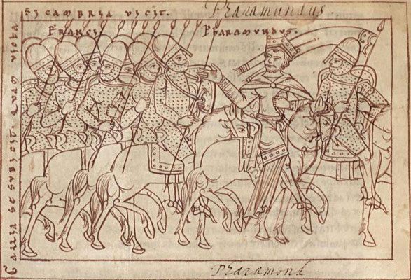 Fig. 33 -  ThULB ; Ms. Bos. q.6 Chronicle of Otto of Freising Hagenau ; f.054r - 1157-1185 