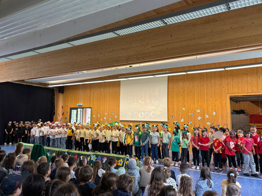 Frühlingsfeier unserer 1. Klässler und GFK