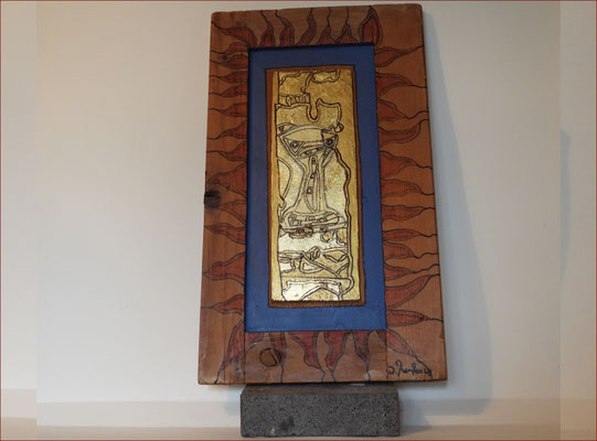 Der Heilige Gral verborgen an dem Ort den Gotte erschaffen hat - Locus iste * vergoldet *