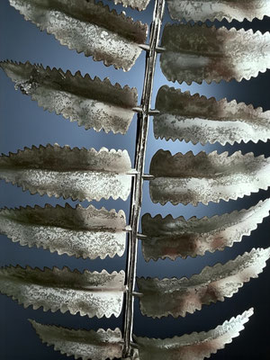 Branche de Fougère argentée artificielle haut de gamme