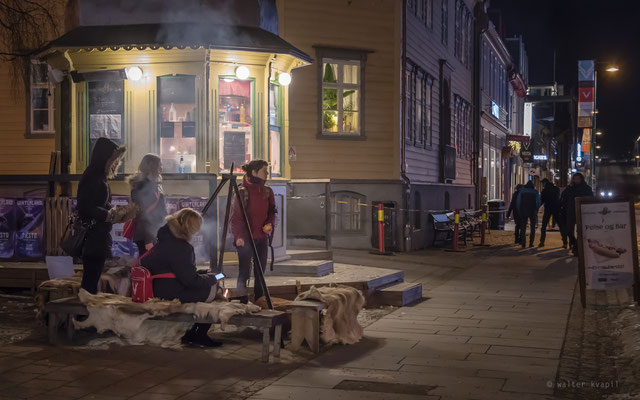 "Stadtleben im Freien", Tromsø, 17:15 Uhr