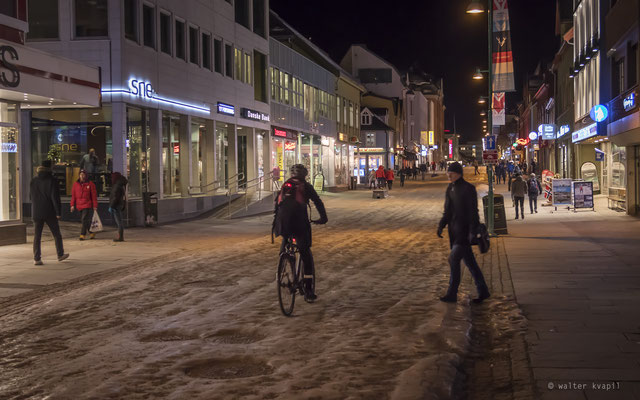 "Stadtleben im Freien", Tromsø, 17:15 Uhr