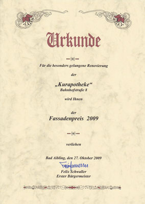 25. Fassadenpreis 2009