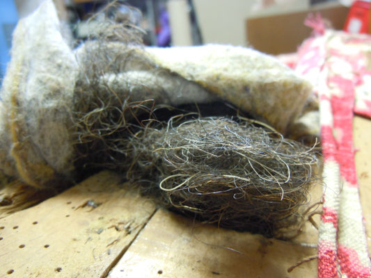 ...filling (horsehair and such),...