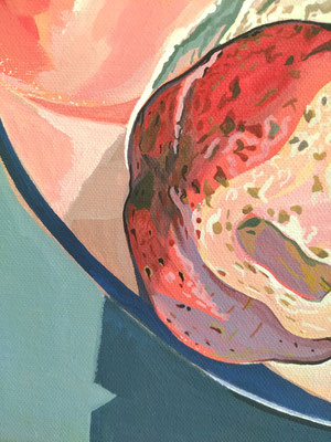 Panem quotidianum, tempera on canvas, 2021, detail