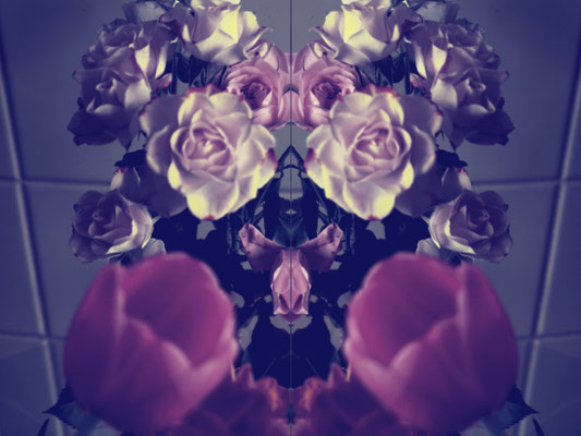 Dia de los muertos, digital photography collage, 2017