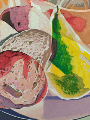 Panem quotidianum, tempera on canvas, 2021, detail