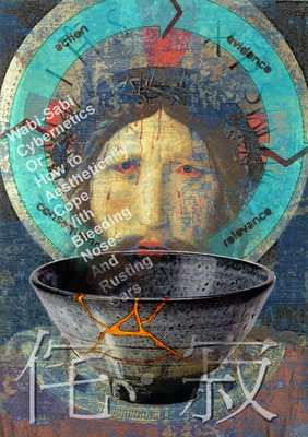 Wabi-Sabi, zine cover, digital art, 2018