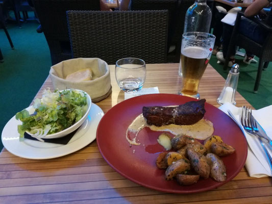 Steak - man gönnt sich ja sonst nichts :-)