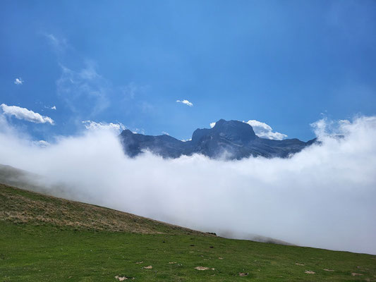 Oberhalb der Nebeldecke am Col du Soulor
