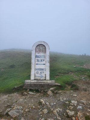 Nebel am Col d'Aubisque