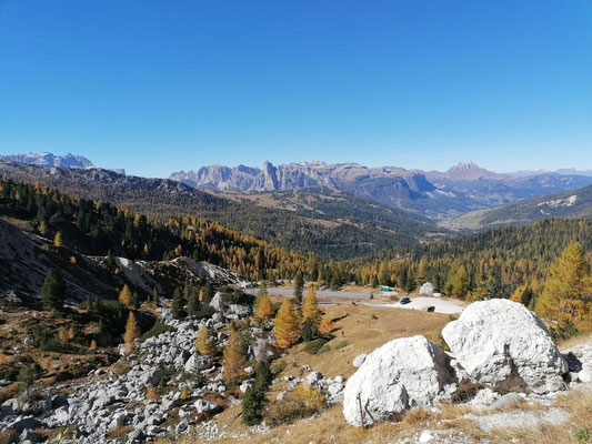 Blick vom Passo Giau nach Norden
