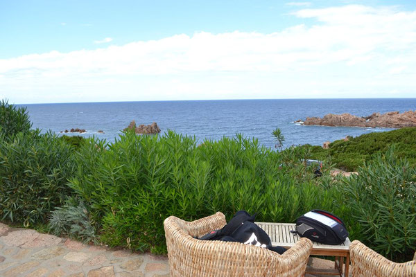 Rast an der Costa Paradiso