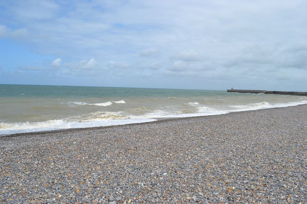 Am Strand von Dieppe