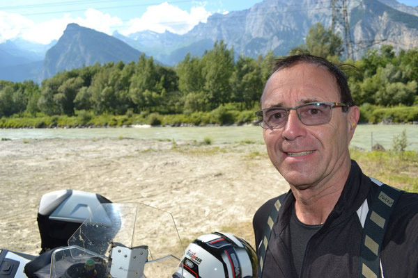 Rast im Rhonetal
