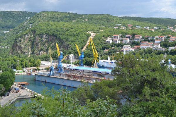 Bucht gleich nach Rijeka