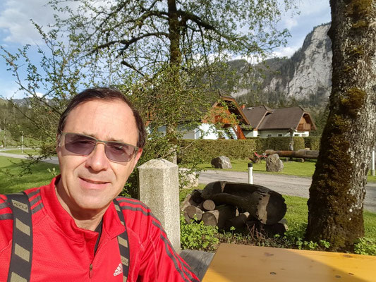Rast am Ende des Salzatales