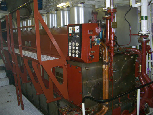 MV CELLUS Main Engine with SCR
