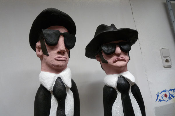 Blues Brothers aus der Serie "STARS & STERNCHEN" von Roswitha Farnsworth