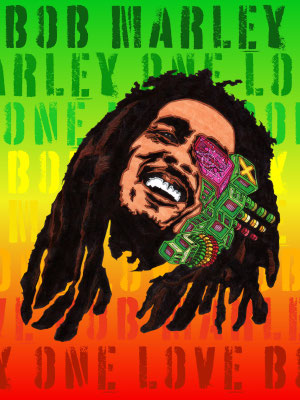「ONE LOVE」BOB MARLEY [NEO STYLE]