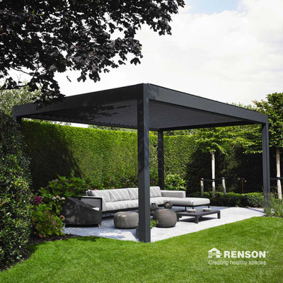 Hersteller RENSON © - Terrassendach / Terrassen-Lamellendach