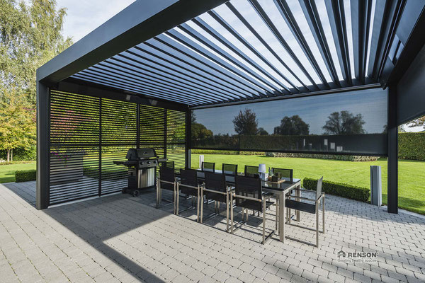 Hersteller RENSON © - Terrassendach / Terrassen-Lamellendach