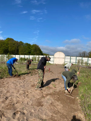 Arbeitseinsatz Mackenrode 25.04.2026 Foto:NABU/S.Burkardt