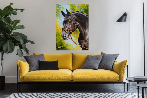 Wohnraum Acrylgemälde