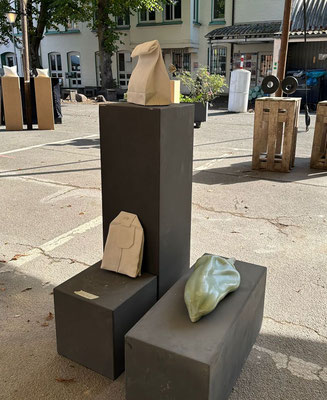 Ausstellung des Kurses während der "Offenen Ateliers"