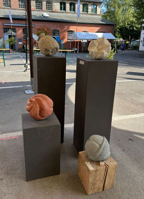 Ausstellung des Kurses während der "Offenen Ateliers"