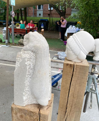Ausstellung des Kurses während der "Offenen Ateliers"