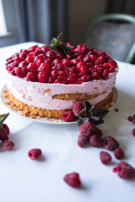 Himbeer-Joghurt-Torte