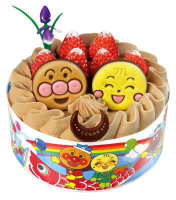 それいけ!アンパンマン苺のチョコショートケーキ